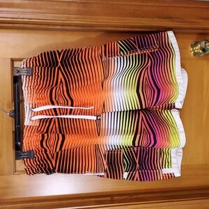 B. Split Board Shorts/Swim Trunks Men's XXL 31" Waist
